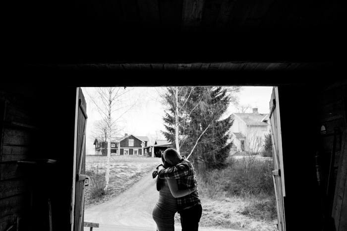 Gravidfotografering, Jonas och Matilda, Sunnansjö, Bollnäs. 30/12-15. Foto: Sanna Dolck