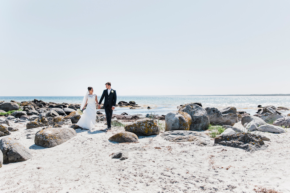 Bröllop Åhus Äspet stranden Revhaken